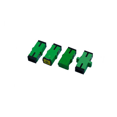 Хорошая цена SC Green Fiber Adapter настраиваемый оптический комплект с фланцем или без фланца онлайн