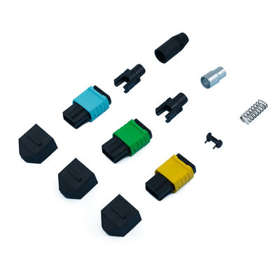 Мужчина Женщина MPO оптоволоконный разъем 40G до 400G сетей Pigtail Fiber Connector