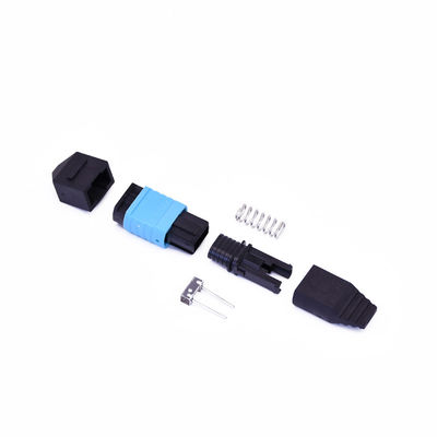 Хорошая цена 3.0мм MT-MPO OM3 Fiber Connector 16/32 Core Offset Key Fiber Array Support Mold Design онлайн